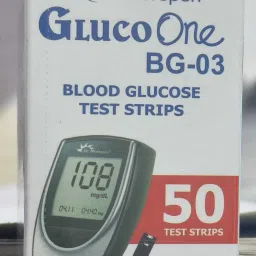 Dr. Morepen GLUCO ONE BG-03 50 STRIP PACK OF 1 50 Glucometer Strips-image-99