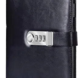 PU Leather Lock Combination with Password A5 Notebook Ruled 192 Pages-20