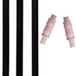 Black Stumps set with Bails-image-60