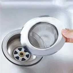 Kitchen Sink Stainless Steel Push Down Strainer-image-27