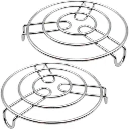 Stainless Steel Trivets Hot Pot Mat Stand for Kitchen Utensil Vessel Holder Kitchen Cooking Pot Steaming Tray Stand Stainless Steel Trivet-37