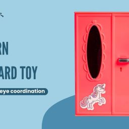 Unicorn Cupboard Toy, Pretend Play Almirah for Kids, 15.5 cm Height-image-41