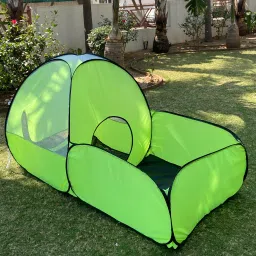 2 in 1 Combo Foldable Tent House For Kids Activity Indoor Outdoor 2 To 8 Years-10
