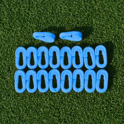 Soccer Goal Net Clips, Pack of 80 Pcs Soccer Goal Accessory (Blue) Locking Carabiner-picture-26