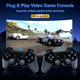 Bestie Toys Wireless Console Game Stick Video Game Console Built-in Classic Games Controller 64 GB with 1 x Game Stick Console 1 x Wireless receiver 2 x Controller 1 x charging image 2