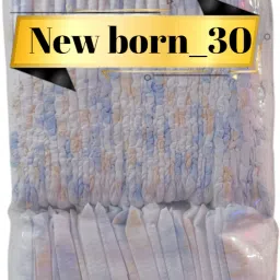 TAPE Baby diaper ( 30 piece ) New born size __ 10 hours absorption Diaper Disposal Bin-image-12