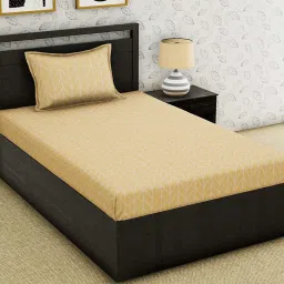160 TC Microfiber Single Striped Flat Bedsheet-image-31