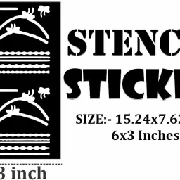 komstec Soft Touch Henna Stencil Design Stickers with Easy Removal and Reuse Option image 4