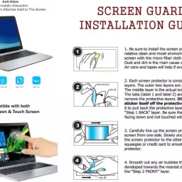 Guardpad Screen Guard for HP Notebook - 14q-bu005tu (Clear,1) Only Compatible with 14 inch Screen Laptops image 5