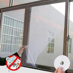 buyagain HDPE - High Density Poly Ethylene Infants Washable 4x6 feet window Mosquito Net image 2