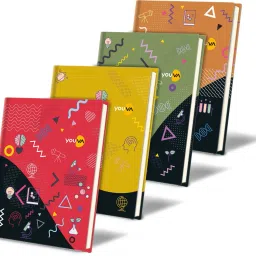navneet Youva Case Bound Single Line Jumbo Notebook for School and College Students A5 Notebook Single Line 288 Pages image 2