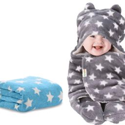 Printed Crib Fleece Blanket for AC Room-image-75