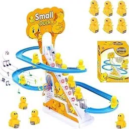 Electric Climbing Stairs Toys with 3PCS Ducks-image-82