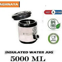 aghnaya Hot Tea Flask 5 Liters, Medium Size I Easy to Carry & Ideal for Travel Water jug 5000 ml Flask image 3