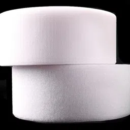 25 Meter White 4 Inch (100 mm) Width Velcro Hook and Loop Fastener tape roll. Sew-on Velcro-80