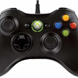 gamnik Xbox 360 Wired Black Controller for PC and Microsoft Xbox 360 Console. Joystick-1