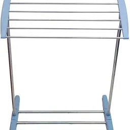Stainless Steel Towel Rack, Floor-Standing Multi-Functional Mobile Foldable Multicolour Towel Holder-image-61