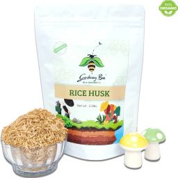 Organic Paddy Rice Hulls (Husk) For Plants, 100% Pure Mix, Natural Soil Manure Husk-image-61