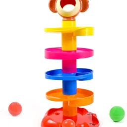 Ball Drop and Roll Swirling TowerV030-11