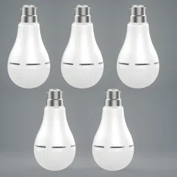 Inverter bulb 12W LED & 2000mAh battery 4hrs emergency light Pack of 5 bulbL1139 4 hrs Bulb Emergency Light-image-87