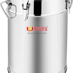 Stainless Steel Air Tight Container/Box Airtight Storage Drum (RU3014) 5 L Drum-17