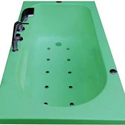Melody 5 Feet Acrylic with Bubble Bath and Filler System - Green Free-standing Bathtub-image-34