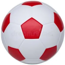 High Performance Colour Red & White Football - Size: 5-image-57