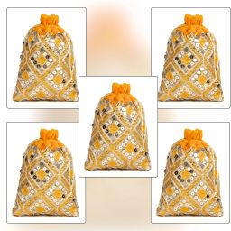 Women Yellow Potli-image-73
