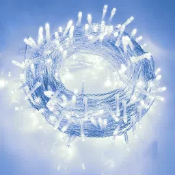 40 LEDs 11 m White Steady String Rice Lights-11