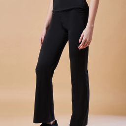 Solid Women Black Tights-image-11