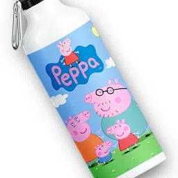 Peppa Pig Sipper Peppa Pig Water bottle For Boys Girls School Water bottle (AZ) 600 ml Water Bottle-image-31