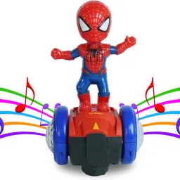 acarya Spider-Man 360° Rotating Musical Toy Car image 4