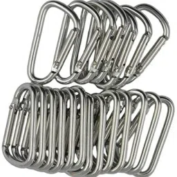 Ring Shape Carabiner Spring Snap Key Chain Clip Hook Outdoor Buckle Locking Carabiner-9