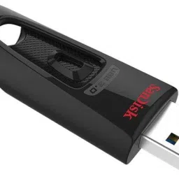 SanDisk Ultra 64 GB USB 3.0 Pen Drive, Flash Drive, Upto 130MB/s R, Pendrive, Black, 64 GB Pen Drive Compatible with Desktop Computer, Mobile, Laptop USB 3.0 Plastic Case-12