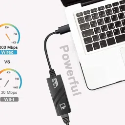 Dye Type C to Ethernet Adapter Wired USB Lan Adapter compatible with Windows, Mac image 4
