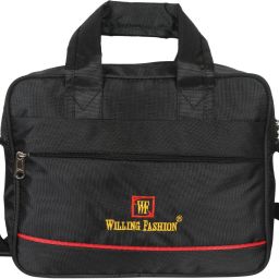 Men & Women Black Messenger Bag - Extra Spacious-image-61