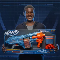 nerf Elite 2.0 Shockwave RD-15 Dart Blaster, 15-Dart Rotating Drum, Incl. 30 Darts Guns & Darts image 3