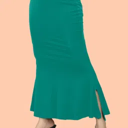 Ozberk Creation SH.__Fish_turquoise green_L_Saree Shapewear shapewear petticoat For women Lycra Blend Petticoat-26