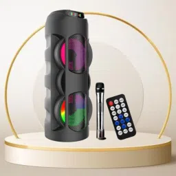 Clairbell Bluetooth Party Speaker with mic Upto 7 Hrs playback With Deep Bass Sound F75 40 W Bluetooth Laptop/Desktop Speaker-image-52