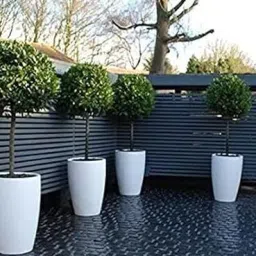Plastic Tower Pot 14 inch Flower Pots for Home Office Garden Balcony Plant Container Set-picture-15