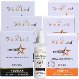 Regular & Frutta Flavour Cigarette, Sticks Pack Of 6 (120 Sticks & 100ML Shot) Smoking Cessations-image-16