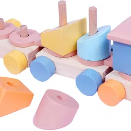 smartbee toys Pull Along Block Train image 2