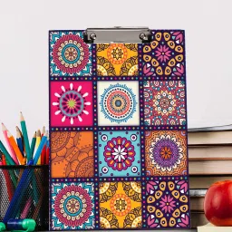 Mandala Design Digital Reprint Clip Board Exam Pad (14x9.5 Inches) Premium Quality-picture-19