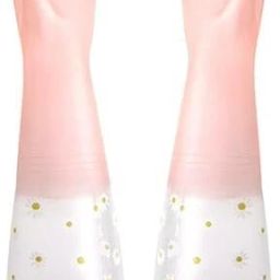 Reusable Rubber Latex PVC Flock lined Heavy Duty Long Elbow Cleaning Hand Gloves Wet and Dry Glove-13