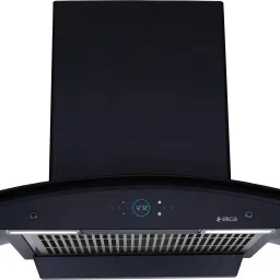 iSMART 5STAR Performance 90cm Filterless GLACE FL HAC 90 LTW NERO with Remote & Auto Clean Wall Mounted Black 1425 CMH Chimney-image-78
