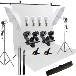 Hiffin ® White Screen Backdrop 6x9 ft Photography Backdrop White Reflector Umbrella-9