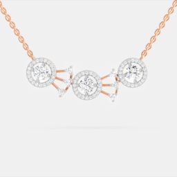 Sparkles N19547 Collar Rose Gold Precious Necklace-image-31