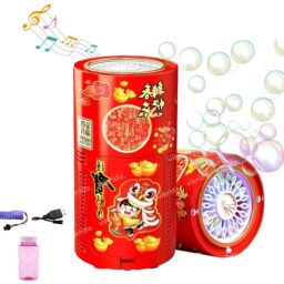 Fireworks Bubble Maker Machine with Light & Music for Kids Party Fun Toy Bubble Maker-image-5