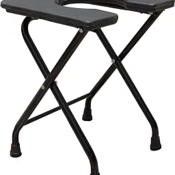 Disabled Man And Pregnant Woman Iron Shower And Bathing Room Mobile Commode Chair With Toilet Seat Comfortable Safe Toilet Stool Anti-Skid Without A Bucket Commode Chair-image-84