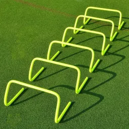 6inch set of 10 Speed Hurdle Agility training hurdles for speed training durable PVC Speed Hurdles-6